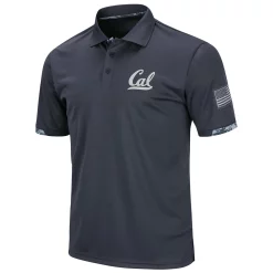 Men's Colosseum Charcoal Cal Bears OHT Military Appreciation Digital Camo Polo -Colosseum shop 3969378 ALT2