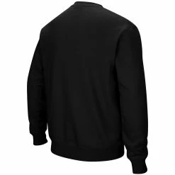 Men's Colosseum Black Appalachian State Mountaineers Arch & Logo Crew Neck Sweatshirt -Colosseum shop 4000993 ALT3