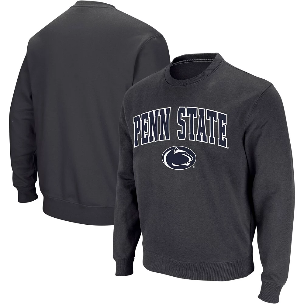 Men's Colosseum Charcoal Penn State Nittany Lions Arch & Logo Crew Neck Sweatshirt 2 Men's Colosseum Charcoal Penn State Nittany Lions Arch & Logo Crew Neck Sweatshirt - Image 2