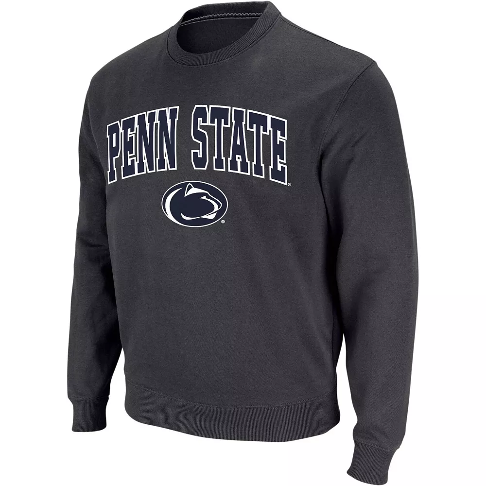 Men's Colosseum Charcoal Penn State Nittany Lions Arch & Logo Crew Neck Sweatshirt 3 Men's Colosseum Charcoal Penn State Nittany Lions Arch & Logo Crew Neck Sweatshirt - Image 3