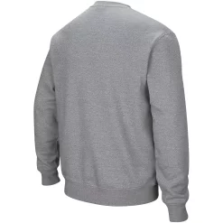 Men's Colosseum Heathered Gray Alabama Crimson Tide Arch & Logo Crew Neck Sweatshirt -Colosseum shop 4001551 ALT3