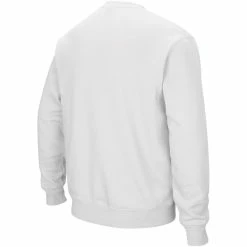 Men's Colosseum White Alabama Crimson Tide Arch & Logo Crew Neck Sweatshirt -Colosseum shop 4002898 ALT3