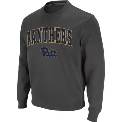 Men's Colosseum Charcoal Pitt Panthers Arch & Logo Sweatshirt -Colosseum shop 4003455 ALT2