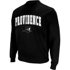 Men's Colosseum Black Providence Friars Arch & Logo Crew Neck Sweatshirt -Colosseum shop 4003637 ALT2