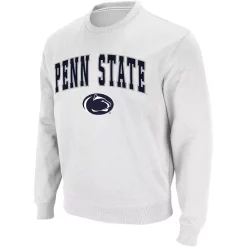 Men's Colosseum White Penn State Nittany Lions Arch & Logo Crew Neck Sweatshirt 6 Men's Colosseum White Penn State Nittany Lions Arch & Logo Crew Neck Sweatshirt -Colosseum shop 4004986 ALT2