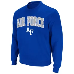Men's Colosseum Royal Air Force Falcons Arch & Logo Sweatshirt 6 Men's Colosseum Royal Air Force Falcons Arch & Logo Sweatshirt -Colosseum shop 4005114 ALT2