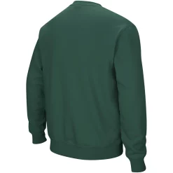 Men's Colosseum Green Michigan State Spartans Arch & Logo Crew Neck Sweatshirt -Colosseum shop 4007229 ALT3