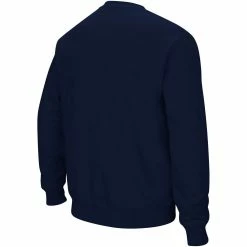 Men's Colosseum Navy Gonzaga Bulldogs Arch & Logo Crew Neck Sweatshirt -Colosseum shop 4007418 ALT3
