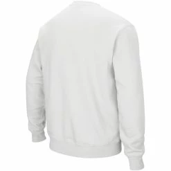 Men's Colosseum White Oklahoma Sooners Arch & Logo Crew Neck Sweatshirt -Colosseum shop 4007741 ALT3