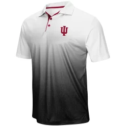 Men's Colosseum Heathered Gray Indiana Hoosiers Magic Team Logo Polo -Colosseum shop 4020098 ALT2