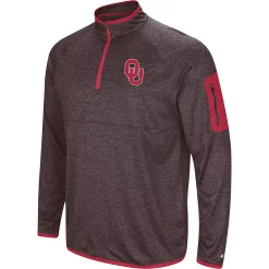 Men's Colosseum Black Oklahoma Sooners Amnesia Quarter-Zip Pullover Jacket 6 Men's Colosseum Black Oklahoma Sooners Amnesia Quarter-Zip Pullover Jacket -Colosseum shop 4020979 ALT2