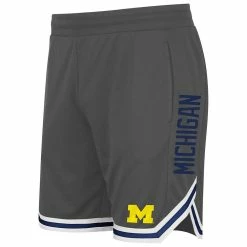 Men's Colosseum Charcoal Michigan Wolverines Continuity Shorts