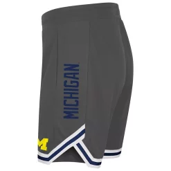 Men's Colosseum Charcoal Michigan Wolverines Continuity Shorts -Colosseum shop 4029633 ALT2