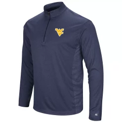 Men's Colosseum Heathered Navy West Virginia Mountaineers Audible Windshirt Quarter-Zip Pullover Jacket 5 Men's Colosseum Heathered Navy West Virginia Mountaineers Audible Windshirt Quarter-Zip Pullover Jacket -Colosseum shop 4035650 ALT2