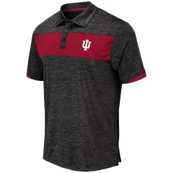 Men's Colosseum Black Indiana Hoosiers Nelson Polo -Colosseum shop 4036571 ALT2