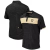 Men's Colosseum Black Army Black Knights Nelson Polo