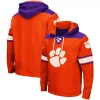 Men's Colosseum Orange Clemson Tigers 2.0 Lace-Up Hoodie