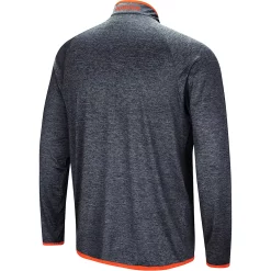 Men's Colosseum Navy Auburn Tigers Amnesia Quarter-Zip Pullover Jacket -Colosseum shop 4063826 ALT3