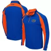 Men's Colosseum Heathered Royal Florida Gators The J. Peterman Quarter-Zip Pullover Jacket