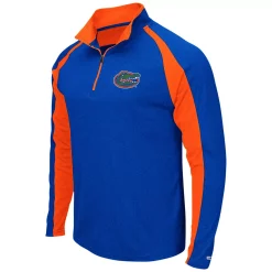 Men's Colosseum Heathered Royal Florida Gators The J. Peterman Quarter-Zip Pullover Jacket -Colosseum shop 4064862 ALT2