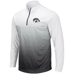 Men's Colosseum Gray Iowa Hawkeyes Magic Team Logo Quarter-Zip Jacket -Colosseum shop 4070795 ALT2