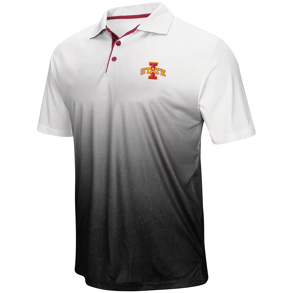 Men's Colosseum Gray Iowa State Cyclones Magic Team Logo Polo 3 Men's Colosseum Gray Iowa State Cyclones Magic Team Logo Polo - Image 3