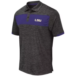 Men's Colosseum Black LSU Tigers Nelson Polo -Colosseum shop 4084919 ALT2