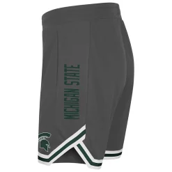 Men's Colosseum Charcoal Michigan State Spartans Continuity Shorts -Colosseum shop 4086502 ALT2