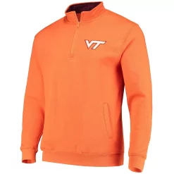 Men's Colosseum Orange Virginia Tech Hokies Tortugas Logo Quarter-Zip Jacket -Colosseum shop 4609122 ALT2