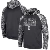 Men's Colosseum Charcoal Illinois Fighting Illini OHT Military Appreciation Digi Camo Big & Tall Pullover Hoodie
