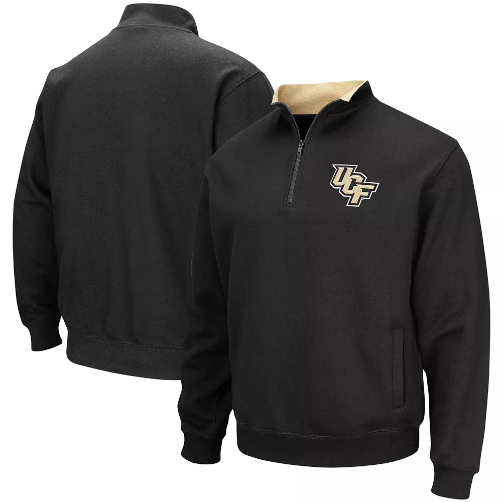 Men's Colosseum Black UCF Knights Tortugas Logo Quarter-Zip Pullover Jacket 2 Men's Colosseum Black UCF Knights Tortugas Logo Quarter-Zip Pullover Jacket - Image 2