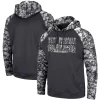 Men's Colosseum Charcoal West Virginia Mountaineers OHT Military Appreciation Digi Camo Big & Tall Pullover Hoodie