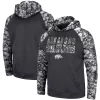 Men's Colosseum Charcoal Arkansas Razorbacks OHT Military Appreciation Digi Camo Big & Tall Pullover Hoodie