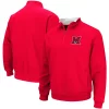 Men's Colosseum Red Miami University RedHawks Tortugas Logo Quarter-Zip Jacket