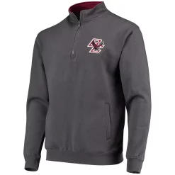 Men's Colosseum Charcoal Boston College Eagles Tortugas Logo Quarter-Zip Pullover Jacket 5 Men's Colosseum Charcoal Boston College Eagles Tortugas Logo Quarter-Zip Pullover Jacket -Colosseum shop 4611652 ALT2