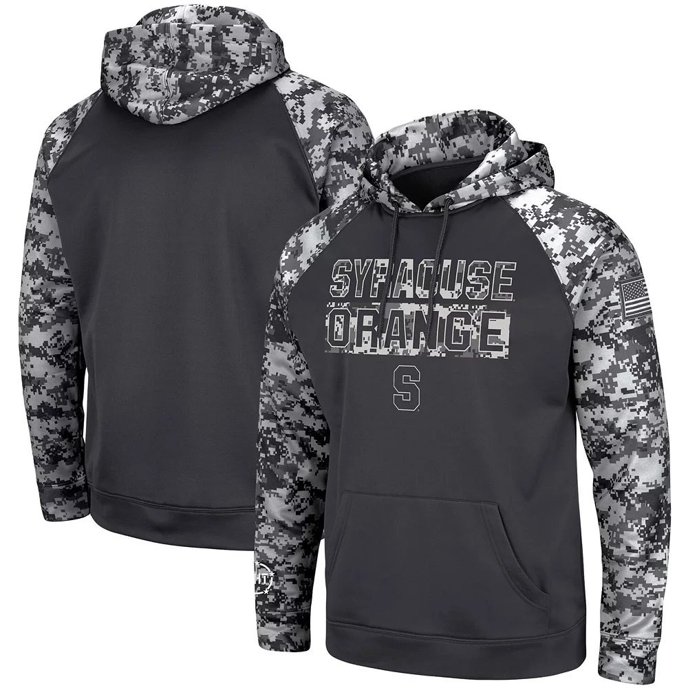 Men's Colosseum Charcoal Syracuse Orange OHT Military Appreciation Digi Camo Big & Tall Pullover Hoodie 1 Men's Colosseum Charcoal Syracuse Orange OHT Military Appreciation Digi Camo Big & Tall Pullover Hoodie