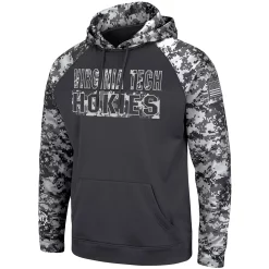 Men's Colosseum Charcoal Virginia Tech Hokies OHT Military Appreciation Digi Camo Big & Tall Pullover Hoodie -Colosseum shop 4612103 ALT2