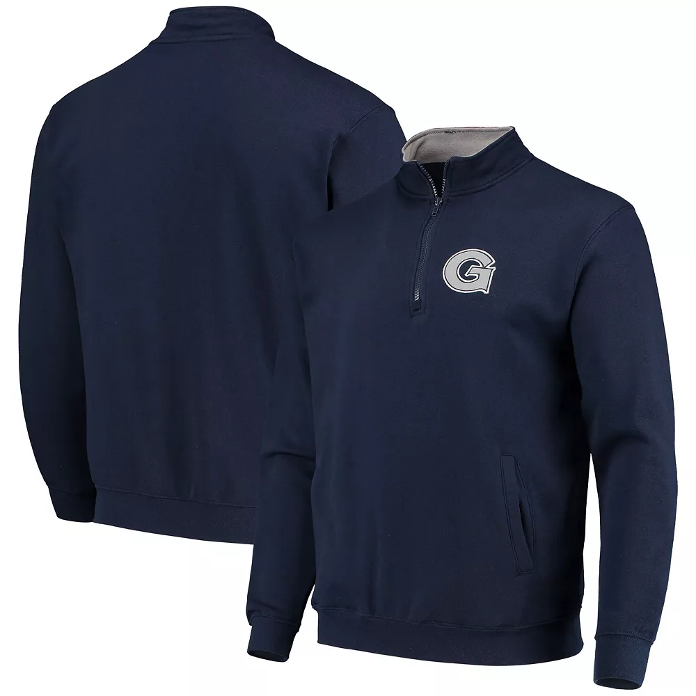Men's Colosseum Navy Georgetown Hoyas Tortugas Logo Quarter-Zip Jacket 1 Men's Colosseum Navy Georgetown Hoyas Tortugas Logo Quarter-Zip Jacket