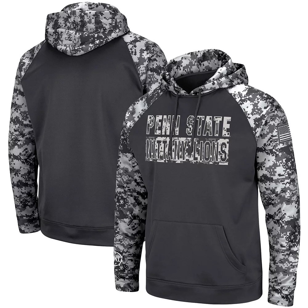 Men's Colosseum Charcoal Penn State Nittany Lions OHT Military Appreciation Digi Camo Big & Tall Pullover Hoodie 1 Men's Colosseum Charcoal Penn State Nittany Lions OHT Military Appreciation Digi Camo Big & Tall Pullover Hoodie
