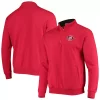 Men's Colosseum Red San Diego State Aztecs Tortugas Logo Quarter-Zip Jacket