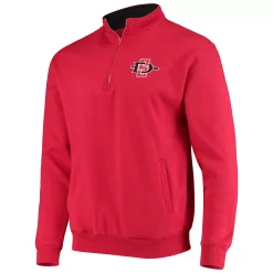 Men's Colosseum Red San Diego State Aztecs Tortugas Logo Quarter-Zip Jacket -Colosseum shop 4612703 ALT2