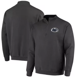 Men's Colosseum Charcoal Penn State Nittany Lions Tortugas Logo Quarter-Zip Jacket
