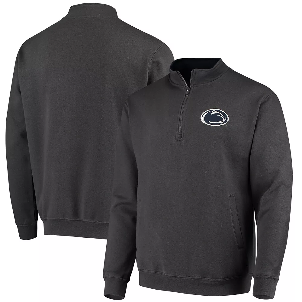 Men's Colosseum Charcoal Penn State Nittany Lions Tortugas Logo Quarter-Zip Jacket 2 Men's Colosseum Charcoal Penn State Nittany Lions Tortugas Logo Quarter-Zip Jacket - Image 2