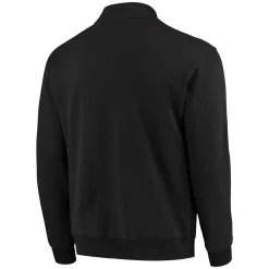 Men's Colosseum Black Iowa Hawkeyes Tortugas Logo Quarter-Zip Jacket -Colosseum shop 4612883 ALT3