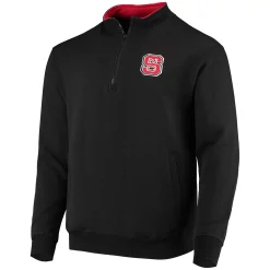 Men's Colosseum Black NC State Wolfpack Tortugas Logo Quarter-Zip Jacket -Colosseum shop 4613480 ALT2