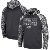 Men's Colosseum Charcoal Oklahoma State Cowboys OHT Military Appreciation Digi Camo Big & Tall Pullover Hoodie