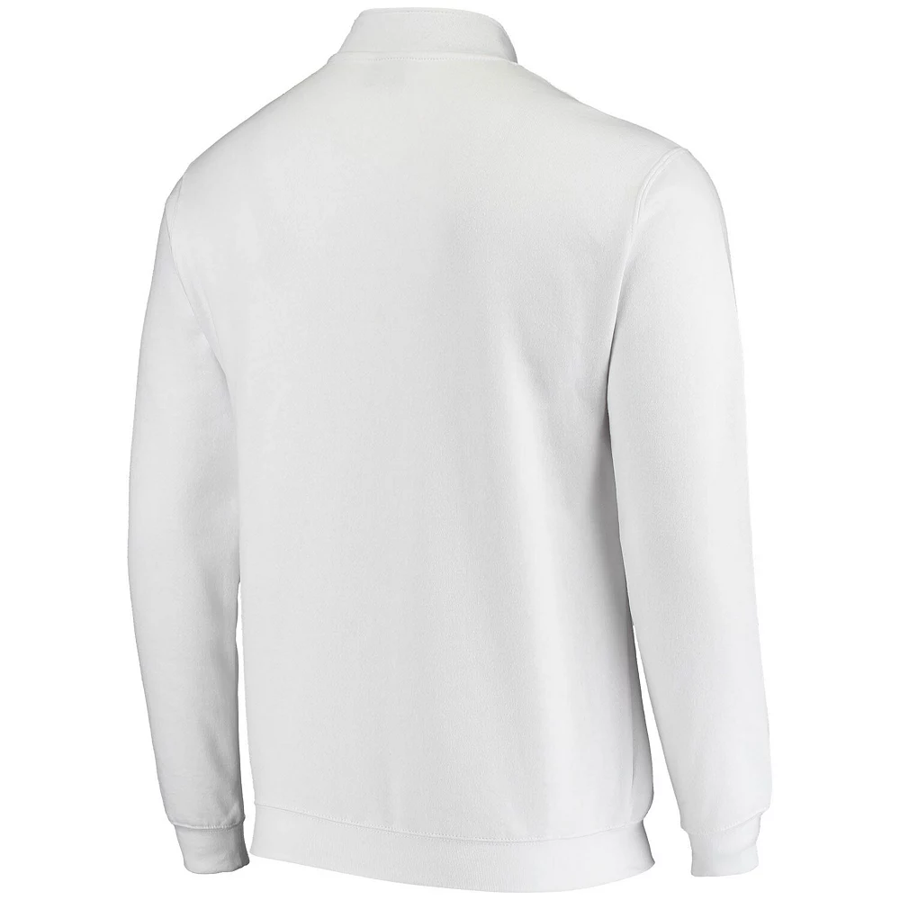 Men's Colosseum White Pitt Panthers Tortugas Logo Quarter-Zip Jacket 3 Men's Colosseum White Pitt Panthers Tortugas Logo Quarter-Zip Jacket - Image 3