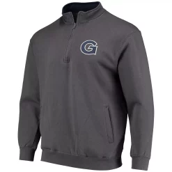 Men's Colosseum Charcoal Georgetown Hoyas Tortugas Logo Quarter-Zip Jacket -Colosseum shop 4614354 ALT2