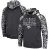 Men's Colosseum Charcoal Iowa Hawkeyes OHT Military Appreciation Digi Camo Big & Tall Pullover Hoodie