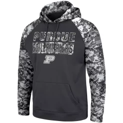 Men's Colosseum Charcoal Purdue Boilermakers OHT Military Appreciation Digi Camo Big & Tall Pullover Hoodie -Colosseum shop 4614604 ALT2
